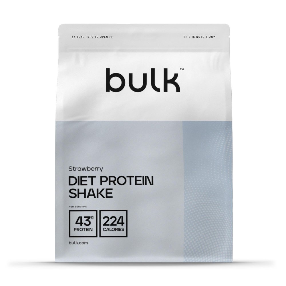 Bulk Diet Protein Shake, Strawberry, 500 g, Packaging May Vary
