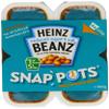 Heinz Beanz Reduced Sugar and Salt Snap Pots 200 g (Pack of 6) view 1