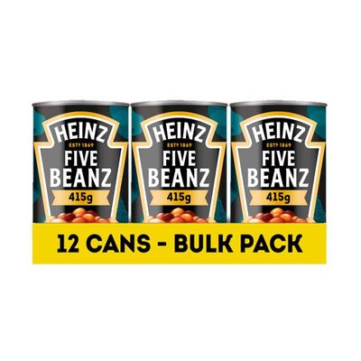 Heinz Five Beanz, 415 g (Pack of 12)