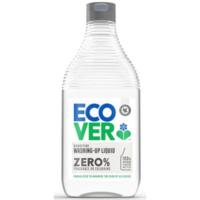 Ecover | Washing Up Liquid Zero | 6 x 450ml