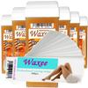 6x 100ml roll on wax, roller wax cartridge Honey + 100 strips Body & Leg waxing, from UK Brand- Waxee view 1