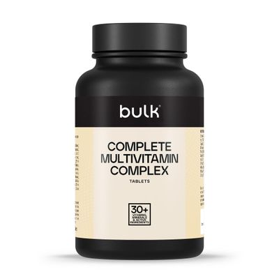 Bulk Complete Multivitamin Complex Tablets, 30 Vitamins, Minerals & Other Active Ingredients, Pack of 90, 90 Servings, Packaging May Vary