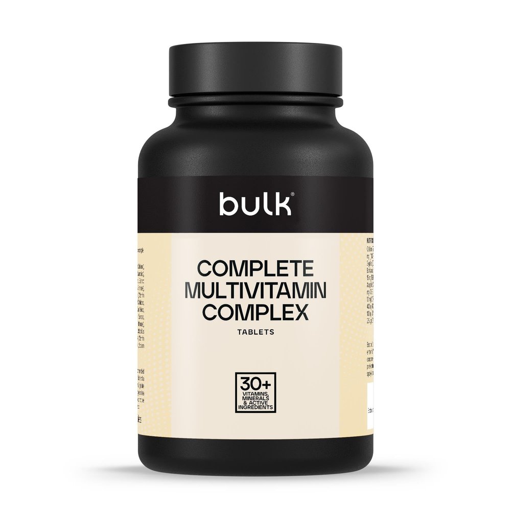 Bulk Complete Multivitamin Complex Tablets, 30 Vitamins, Minerals & Other Active Ingredients, Pack of 90, 90 Servings, Packaging May Vary