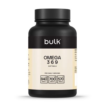 Bulk Omega 3 6 9 Softgels, Fish Oil, Flaxseed Oil, Sunflower Oil, 1000 mg, Pack of 90, 90 Servings, Packaging May Vary