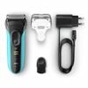 Braun Series 3 ProSkin Electric Shaver, Electric Razor for Men with Pop Up Precision Trimmer, Black/Blue Razor, Pack of 1 view 4