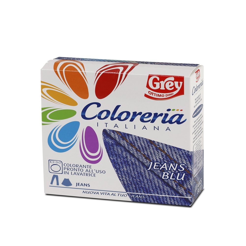 Grey c00119200  coloreria Italian Dye, Blue Jeans
