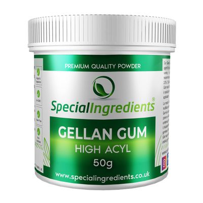 Gellan Gum High Acyl 50g Premium Quality Powder Non-GMO, Gluten Free  Recyclable Container