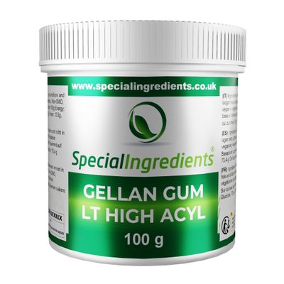Gellan Gum High Acyl 100g Premium Quality Powder Non-GMO, Gluten Free  Recyclable Container