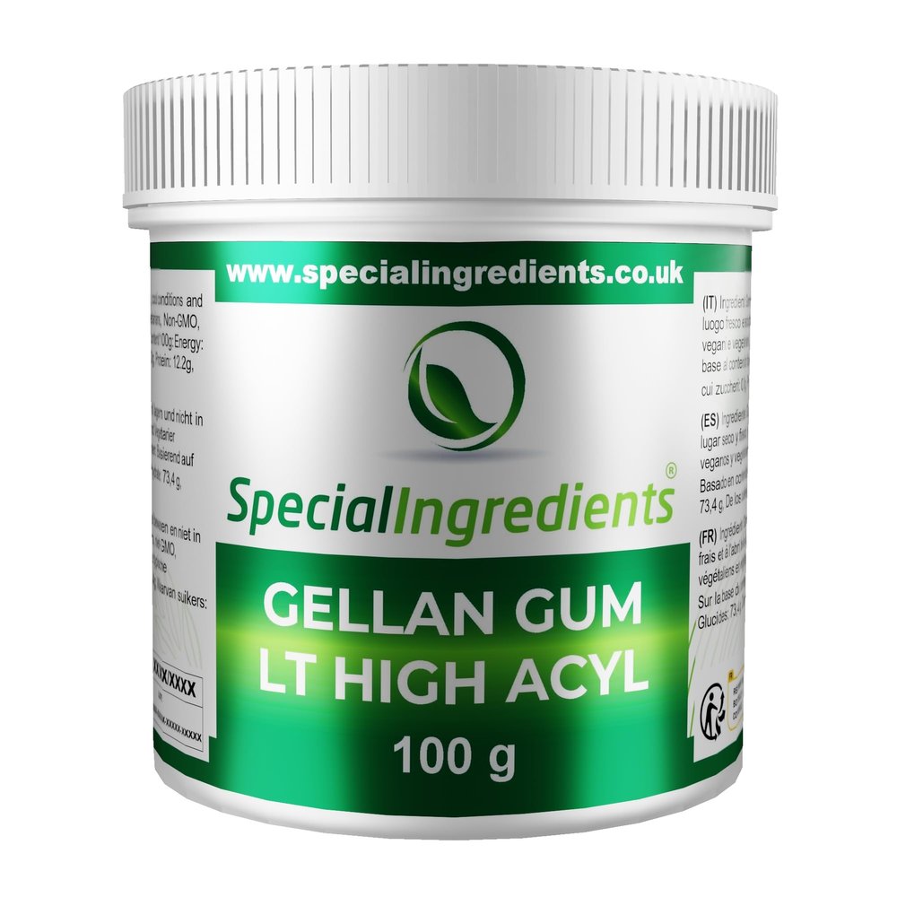 Gellan Gum High Acyl 100g Premium Quality Powder Non-GMO, Gluten Free  Recyclable Container