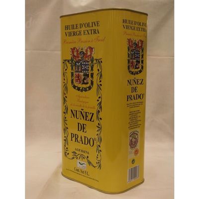 5 litre tin extra virgin olive oil organic - Nuez de Prado By Oliva Oliva Internet SL