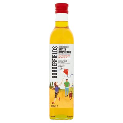 Borderfields Cold Pressed British Rapeseed Oil, 500 ml