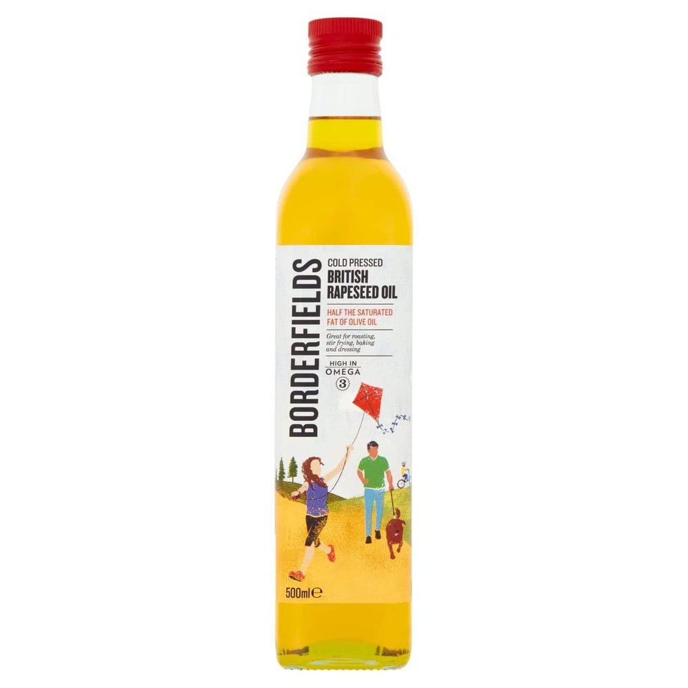 Borderfields Cold Pressed British Rapeseed Oil, 500 ml
