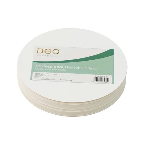 030436 - Deo Disposable Collars Wax Waxing Heater Kit 50 pieces White