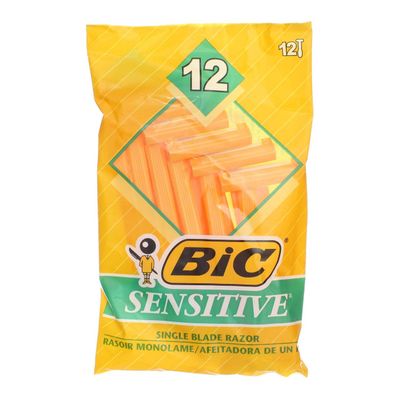 Bic Bic Disp Sens 12 Size 12S Bic Sensitive Shaver Disposable Razors Pack Of 2