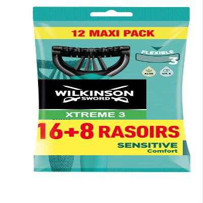 Wilkinson Xtreme 3 Pure Sensitive Disposable Razors