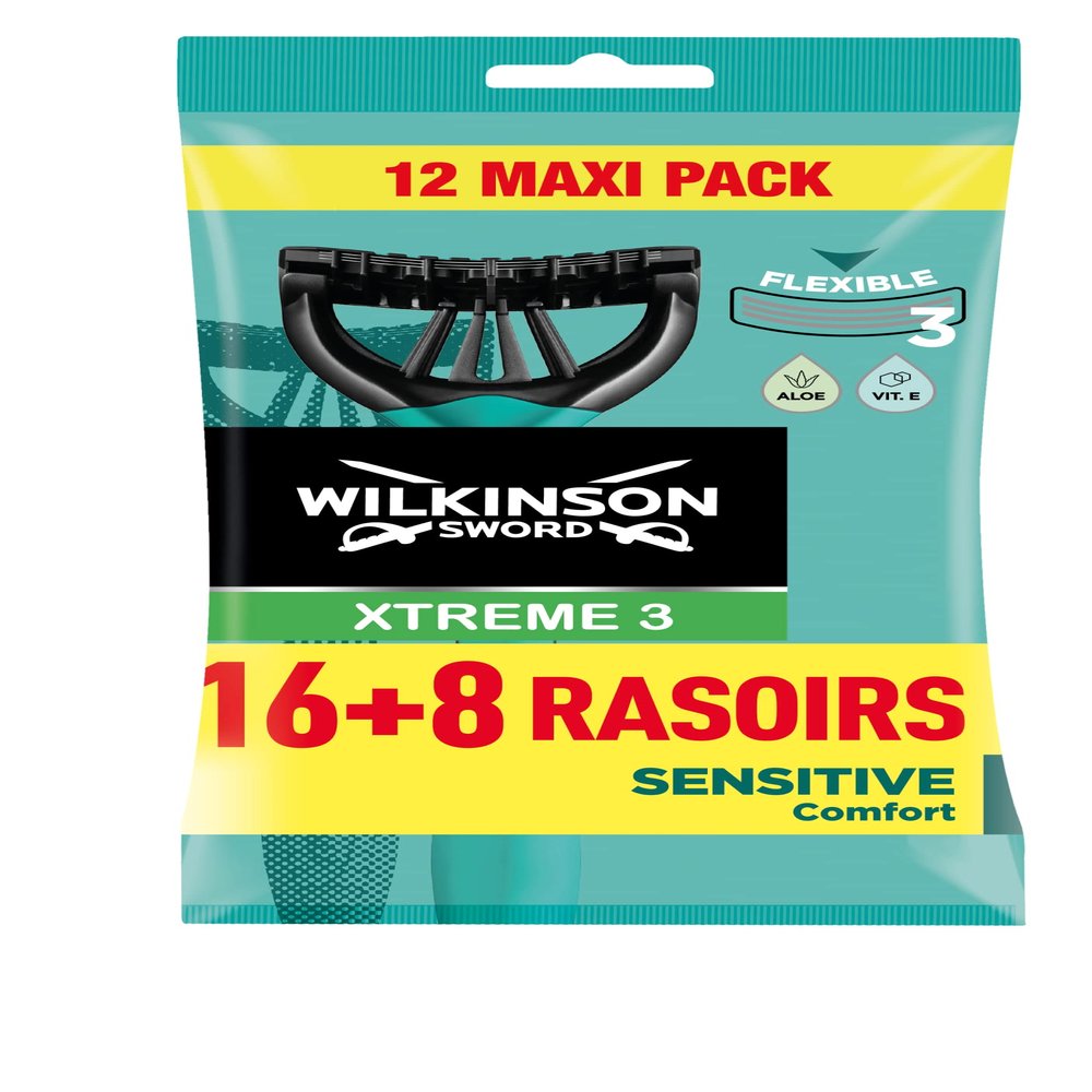 Wilkinson Xtreme 3 Pure Sensitive Disposable Razors
