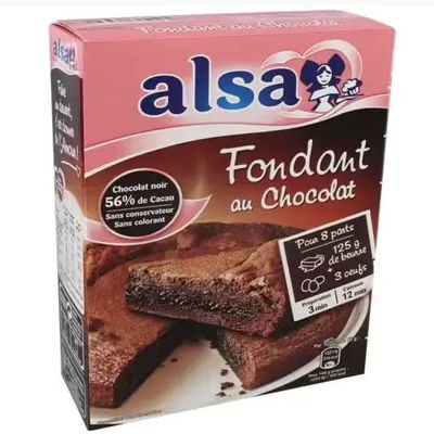 aucune alsa fondant au chocolat 320g (x7)