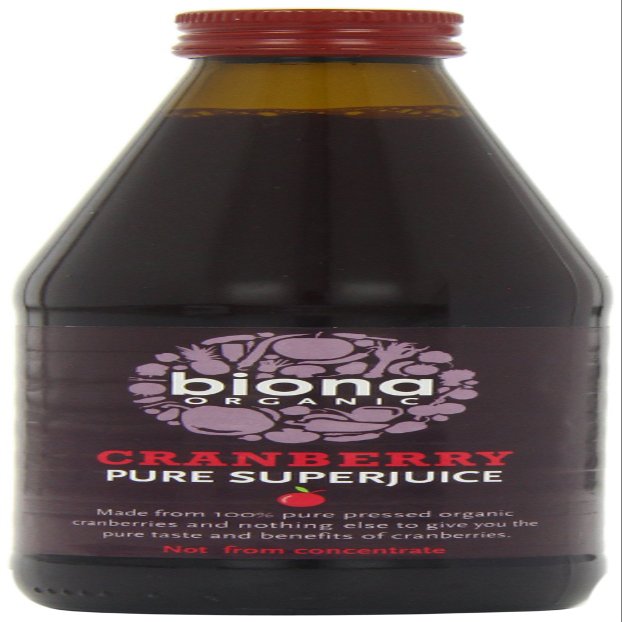Biona Organic Cranberry Pure Super Juice, 330ml