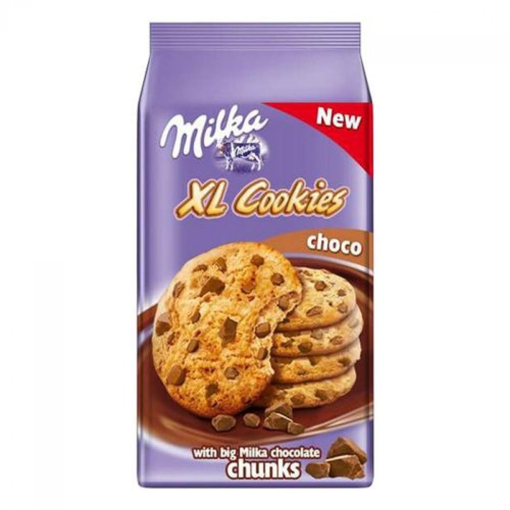MILKA XL COOKIES 184g x Pack of 10 (CHOCOLATE)