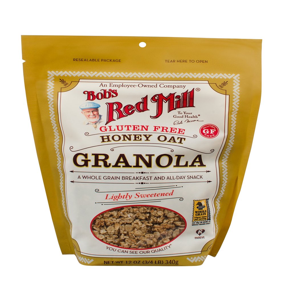 Bobs Red Mill Gluten Free Honey Oat Granola, 340 g