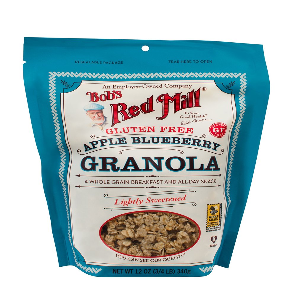 Bobs Red Mill Gluten Free Apple Blueberry Granola, 340 g