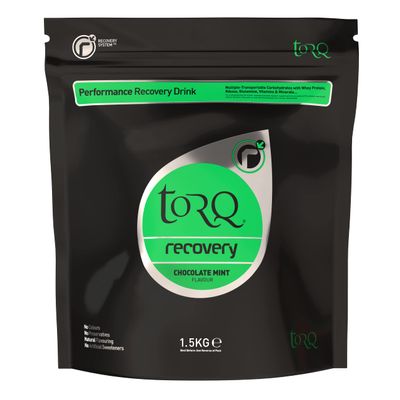 Torq Recovery Drink Chocolate Mint - Rapid Recovery Drink Powder -Whey Protein Isolate/Glutamine/Ribose - Post Workout Protein Powder, 11.5 g of Protein, 30 Servings - 1.5kg