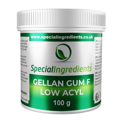Gellan Gum Low Acyl 100g Premium Quality Powder Non-GMO, Gluten Free  Recyclable Container