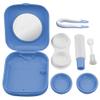Accessotech Blue Mini Contact Lens Travel Kit Case Pocket Size Storage Holder Container view 3