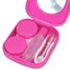 Accessotech Pink Mini Contact Lens Travel Kit Case Pocket Size Storage Holder Container view 4