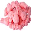 12 Edible Easter Rabbit Cake Cupcake Decorations (Pink) view 1