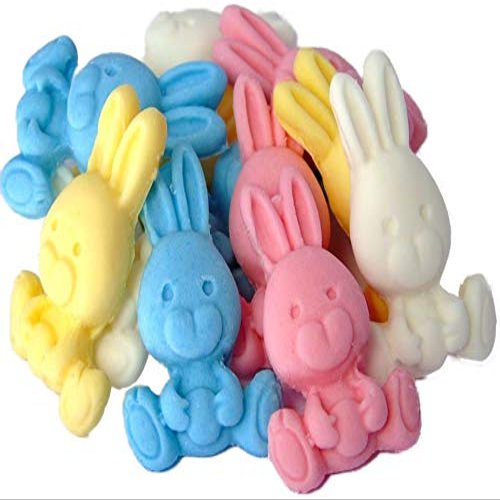12 Edible Easter Rabbit Cake Cupcake Decorations (Mixed)