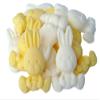 12 Edible Easter Rabbit Cake Cupcake Decorations (6 Yellow 6 White) view 1