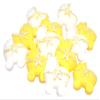 12 Coloured Edible Baby Prams Baby Shower Cupcake Toppers (6 Yellow 6 White) view 1