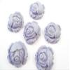 12 Rose Buds Flower Cupcake Cake Topper Decorations (Purple) view 1