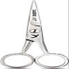 Candure Mustache Scissors Beard Trimming Cutting Kit for Facial Eyebrows Eyelashes Nose Hairs Shears Set (4.5") view 4