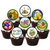24 Easter Cupcake Toppers, Edible Bunny Cake Decorations view 1