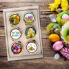 24 Easter Cupcake Toppers, Edible Bunny Cake Decorations view 3