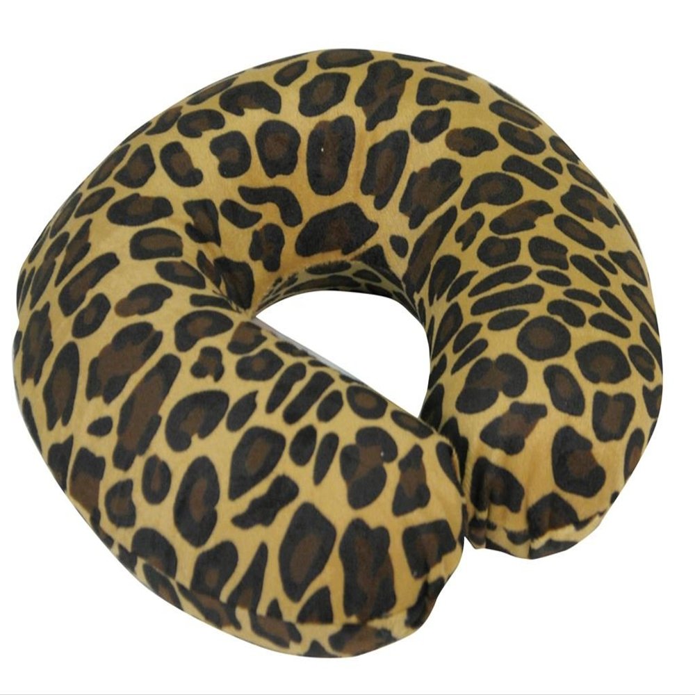 Aidapt Spare Cover for Blue Memory Foam Neck Cushion/Stylish Removable Cover/ tan leopard