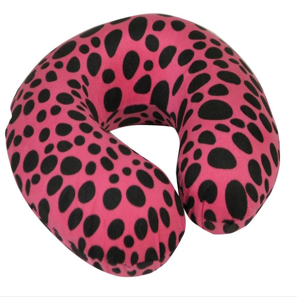 Aidapt Spare Cover for Blue Memory Foam Neck Cushion/ Stylish Removable Cover/Pink Leopard