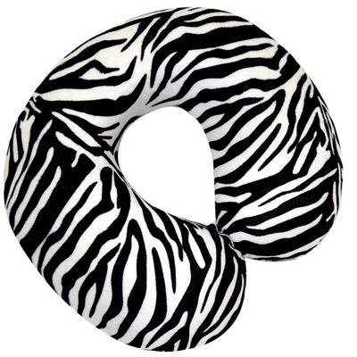 Aidapt Spare Cover for Blue Memory Foam Neck Cushion/Stylish Removable Cover/ Black/White Alzebra