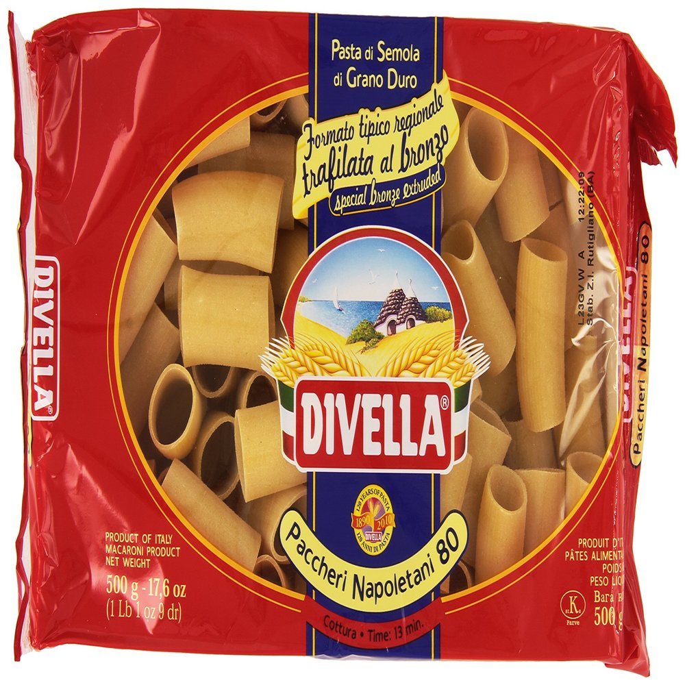 Divella Paccheri Napolitani 80 Dry Pasta 500g
