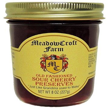 All Natural Cherry Preserves - 2 PACK - Delicious Fresh Old Fashioned Sour Ch...