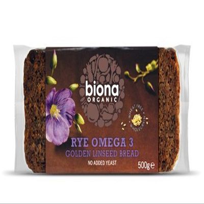 Organic Omega Rye Bread (500g) - x 2 *Twin DEAL Pack*