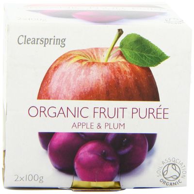 Fruit Puree Apple & Plum (2 X100g) - x 2 *Twin DEAL Pack*