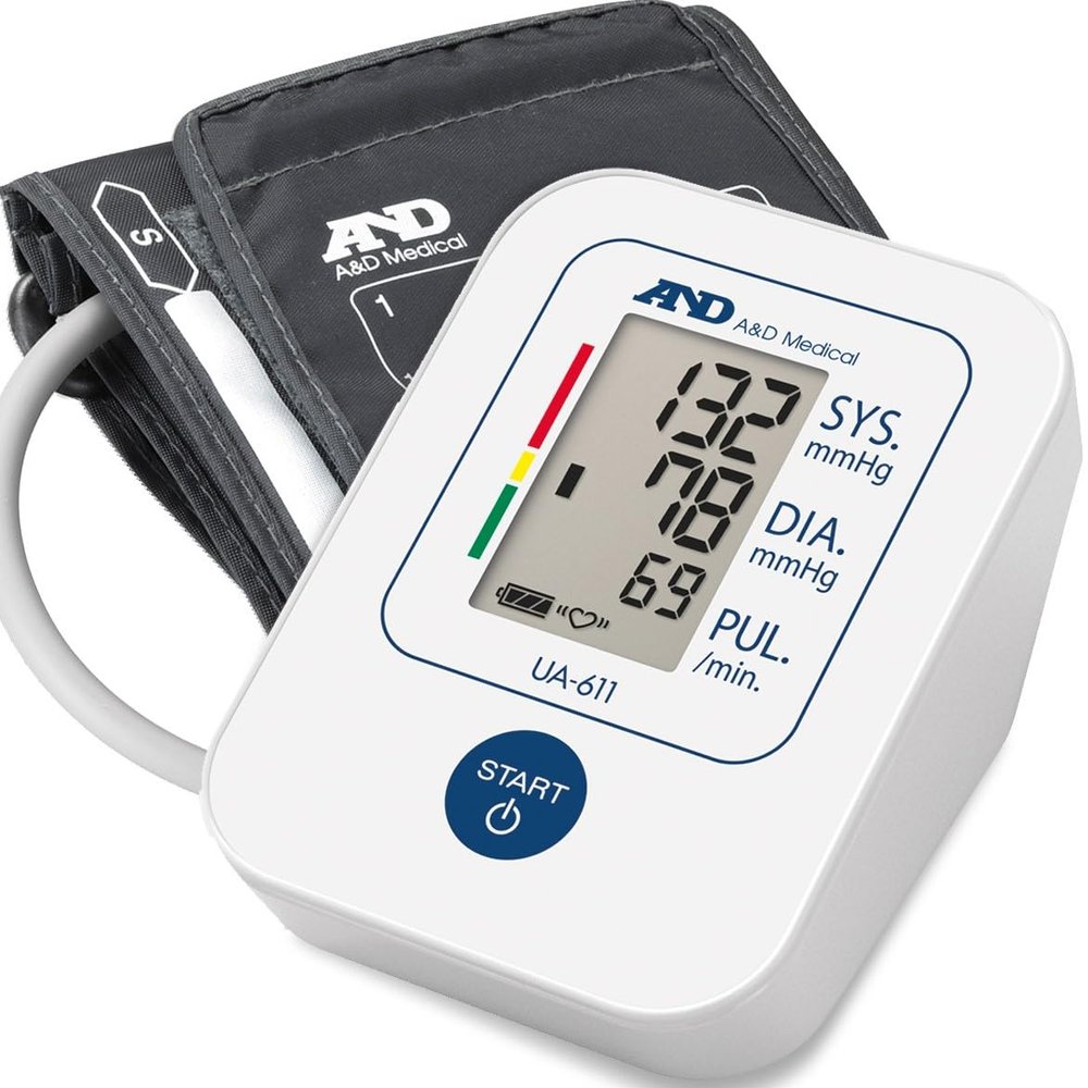 A&D Medical Blood Pressure Monitor Cuff Upper Arm Blood Pressure Machine Home Use UA-611