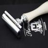 Haryali London Luxury Ivory Mens Shaving Set With Double Edge Safety Razor & Pure Black Badger Hair Brush Perfect Set For Men view 4