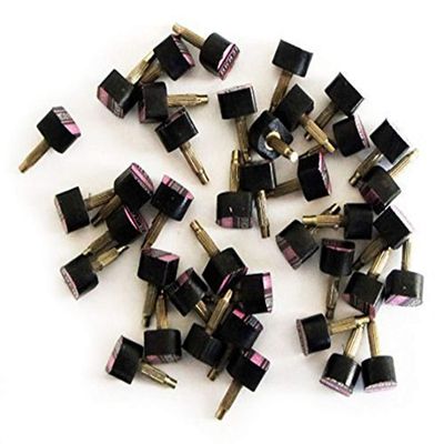 HAND A Pack of Ladies U-Shape High Shoe Repair Heel Tips (604-10x11mm Pack of 20 Pairs)