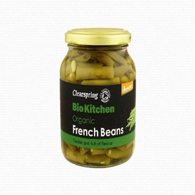 Clearspring Bio Kitchen Organic/Demeter French Beans 340g-6 Pack