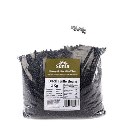 Suma Bagged Down Black Turtle Beans (3 KG)