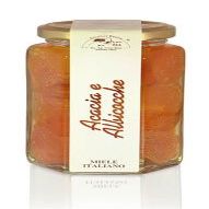 Apicoltura Cazzola Italy - Apricot and Acacia Honey - Jar of 350 g
